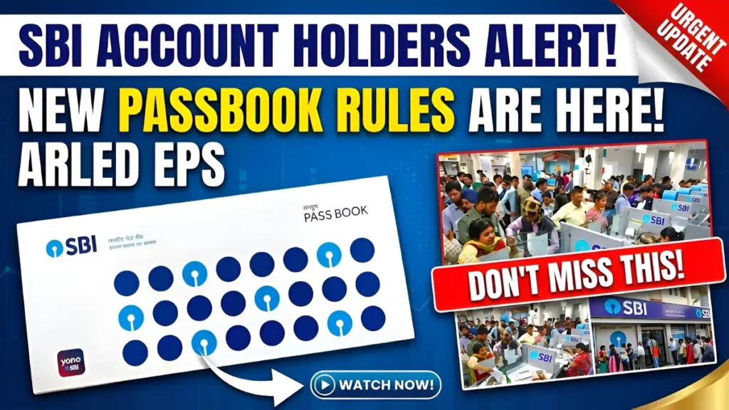 SBI Passbook New Rule 2026